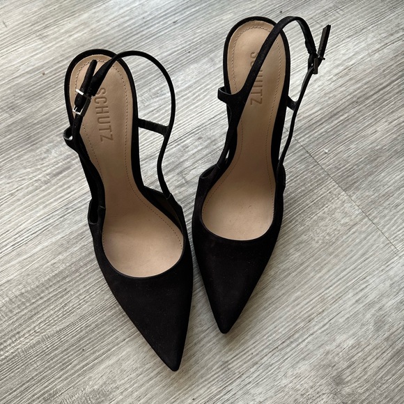 Boris Slingback suede  Pump (Women) Sz 9.5 
Schutz corporate girly - Picture 3 of 6